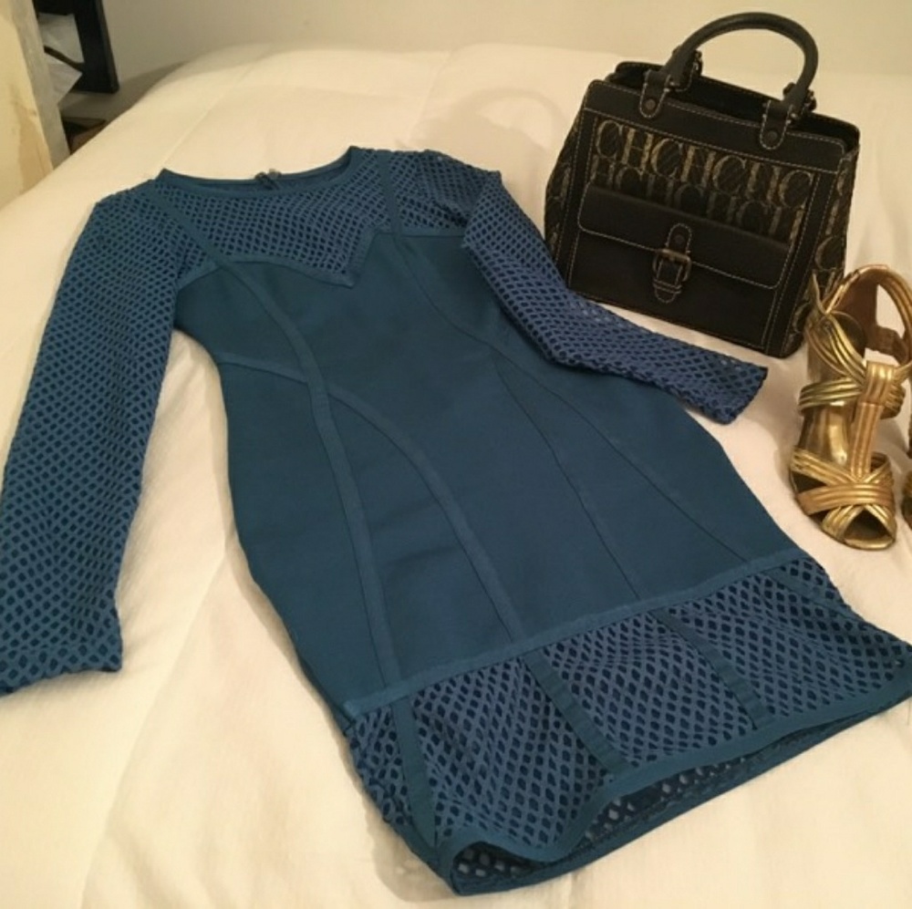 Sexy Wow Couture Caged Bandage dress